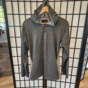 Hurley Black and Gray Striped Shirt